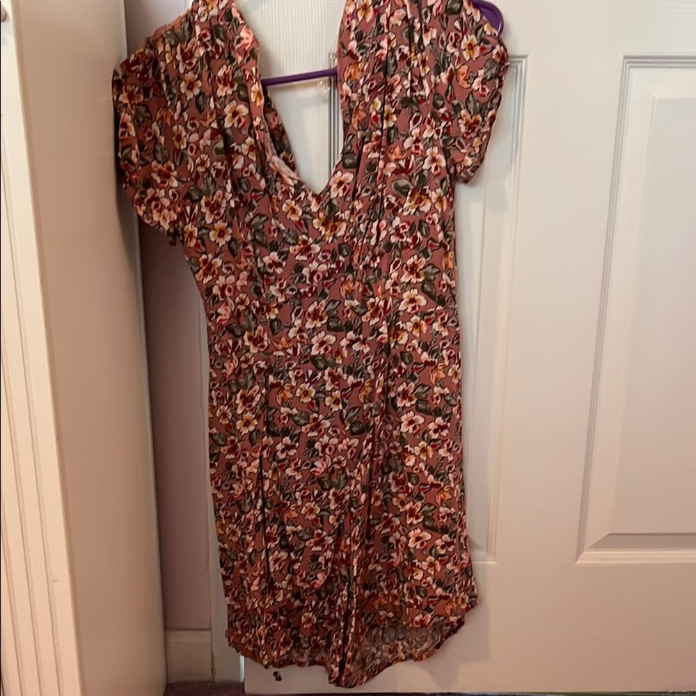 Floral Pink Romper